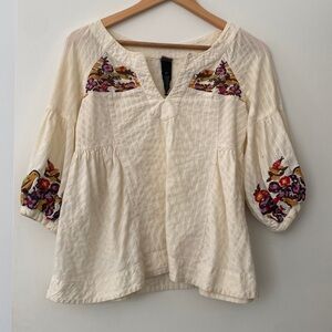 Embroidered top from Anthropology